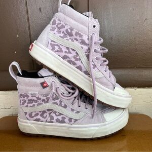 Vans Lilac Camo High-Top Sneakers